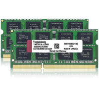 1 x RAW Customer Returns DDR3 DDR3L 16GB Kit 8GBx2 Laptop RAM 1600MHz PC3-12800 PC3L-12800 SODIMM Non-ECC Unbuffered 1.35V 1.5V 2Rx8 Dual Rank 204 Pin CL11 PC Computer Memory Upgrade Module Arbeitsspeicher Kit Gr n  - RRP €28.22