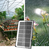 1 x RAW Customer Returns Zinueen Solar Irrigation System, Self-Watering System Professional, Automatic Garden Irrigation with 12 Timer Modes 15 m Hose for Garden, Balcony Plants, Outdoor Potted Plants - RRP €35.42