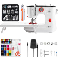 1 x RAW Customer Returns LetCart FLSM-519 Sewing Machine, Electric Sewing Machine for Beginners and Children, 12 Stitch Programs, Free Arm, Sewing Light Electric Foot Control EU Plug Sewing Machine Sewing Accessories  - RRP €101.89