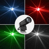 1 x RAW Customer Returns U King 30W LED Pinspot Spot Lights RGBW Spotlight DMX512 Sound Auto Modes Light Effect for Disco Ball Disco Light Birthday Party Bar KTV - RRP €35.27