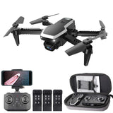 1 x RAW Customer Returns PRO RC Drone with Camera 4K Mini Drone Dual Camera Foldable Quadcopter with Function Trajectory Flight Headless Mode 3D Flight Auto Hover One Key Takeoff Landing One Key Return for Kids - RRP €40.99