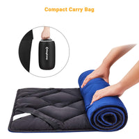 1 x RAW Customer Returns KingCamp camp bed pad 100 cotton sleeping mat travel blanket for camping bed camp bed garden lounger sun lounger 203 76 cm - RRP €39.95