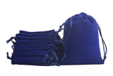 2 x RAW Customer Returns KONMAY 20 pieces royal blue soft velvet bag jewelry bag with drawstring, 10x12 cm velvet bag wedding party gift bag - RRP €19.0