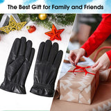 1 x RAW Customer Returns Acdyion Winter Gloves Men s Warm Touch Screen Genuine Leather Gloves Outdoor Driving Warm Official Dress Code Winter Gloves - RRP €24.0