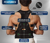 5 x Brand New Ducomi Extreme Posture Corrector - with 12 Magnets 800 Gauss, Lumbar Corset for Men and Women, Adjustable Cervical Band and Shoulder Support - RRP €98.35