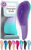 1 x RAW Customer Returns Hairbrush without pulling The perfect brush for curly, thick, thin, long, short or straight hair Detangling brush for women and children in elegant ombre, Lily England - RRP €10.51