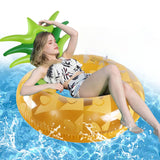 6 x Brand New Inflatable Pineapple Swimming Float, Giant Inflatable Swimming Ring, Pool Floats, Water Toys for Adults Children and Adults, Summer Water Fun for Beach Pool Party Toys - RRP €60.42