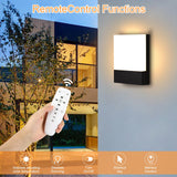 1 x RAW Customer Returns Lightsjoy 18W outdoor light dimmable IP65 waterproof outdoor lamp with 2.4G remote control APP control 2700K-6500K adjustable with timer, voice control, memory function for garden, courtyard. - RRP €40.33