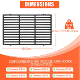 1 x RAW Customer Returns GFTIME 50X33CM 7524 Cast Iron Cooking Grate Barbecue Replacement Parts for Genesis EP S - 310, 320, 330 2011-2016 , E-330, Genesis E-310, E-320, Genesis E-330 2011-2016  - RRP €61.99