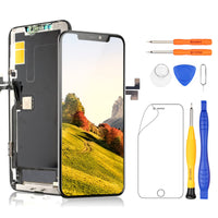 1 x RAW Customer Returns Yodoit Display for Phone 11 Pro Max LCD Screen Replacement Black 6.5 inch Display Touch Digitizer Glass with Repair Tool Kit, Screen Protector Compatible with Model A2161, A2220, A2218 - RRP €36.62