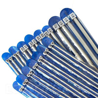 1 x RAW Customer Returns IHKFILAN Aluminum Metal Knitting Needle Set Single Point Straight Needle Knitting Needles DIY Weaving Tools 15 Pairs 2mm-12mm  - RRP €18.14