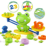 1 x RAW Customer Returns GILOBABY Mathematical Games Scales for Children, Frog Counting Toys for Children with Digital Addition and Subtraction, Early Educational Games Gift for Children Girls and Boys aged 3 to 5 Years - RRP €20.4