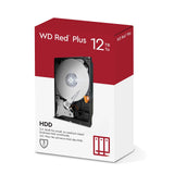 1 x RAW Customer Returns WD Red Plus internal hard drive NAS 12 TB 3.5 , workload rate 180 TB year, 7,200 rpm, 256 MB cache, NASware firmware for compatibility, 8 bays Red - RRP €385.42