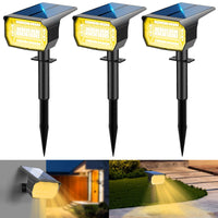 1 x RAW Customer Returns LOTMOS Colorful RGB Solar Lights for Outdoor Garden 3 Pack 20 LED 6 Fixed Colors 1 Cycle Mode , IP67 Waterproof Solar Garden Lighting Outdoor, LED Solar Spotlight Outdoor, Light Sensor Solar Light for Garden - RRP €28.27