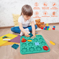 2 x Brand New EKKONG Road Building Maze, Logic Road Builder for Kids, Logic Road Builder, Logic Road Building Game with Car and 3 Marbles - RRP €45.6