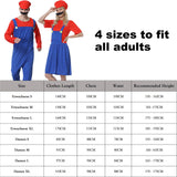 1 x RAW Customer Returns YIMOJOY Plumber Luigi Bros Costume Men s Carnival Costumes Adult Maario Costume Set Kart Costume with Hat Beard Gloves for Halloween Cosplay Carnival S  - RRP €22.61