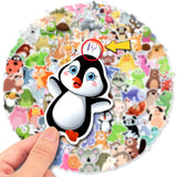 1 x RAW Customer Returns Mistree 100 stickers animals for children, adhesive stickers for toddlers, waterproof animal stickers for sticking on - RRP €8.99