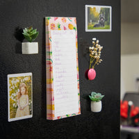 1 x RAW Customer Returns Magnetic notepads from Juvale 6 pieces - magnetic back - as a to-do list, shopping list, reminder aid - lined - 6 colorful fruit motifs - 60 sheets pad - 8.9 cm x 22.9 cm - RRP €10.07