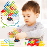 5 x Brand New Tetra Tower Balance Game, Balance Blocks, Puzzle Game called Tetris Tower Balance for Kids and Adults, Brain Game, Building Blocks, Intelligence 32 Blocks  - RRP €64.4