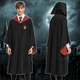 1 x RAW Customer Returns Formemory Adult Halloween Costume Cloak Magic Costume Kids Halloween Dress with Wand Cape Glasses 155cm Magical Costume  - RRP €29.0