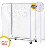 1 x RAW Customer Returns Ruibo Transparent Clothes Rack with 2 Durable Zippers, Waterproof and Dustproof, Size M 150 x 50 x 152 cm - RRP €22.27