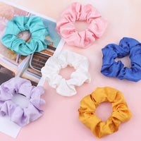 3 x Brand New VENUSTE Hair Scrunchies Made of Satin Soft as Silk for Women Girls, Cute Soft Elastic Hair Bands Hair Accessories, Pastel Colors, 12 Pack - RRP €24.36