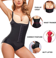 1 x RAW Customer Returns KUMAYES Women s Body Shaper Slimming Fajas Reductoras Colombianas Shapewear Corset Bodysuit Shaping Underwear M, Black  - RRP €27.99