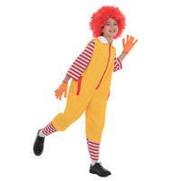 1 x RAW Customer Returns AudMsier 4PCS Clown Costume Children Yellow Costume, Clown Parent-Child Costume, Halloween Carnival Cosplay Christmas Costume Size100CM - RRP €29.99