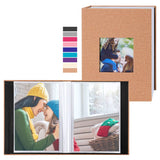 1 x Brand New Lanpn 10x15 50 Photo Album with Pockets 2 Packs, Small Mini Linen Photo Album Vertical Photo Holder 10x15cm Pocket Khaki - RRP €16.91