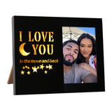 5 x Brand New Newbyst Picture Frames for Couples - I Love You To The Moon And Back Anniversary Picture Frame, Sweet Romantic Gift for Boyfriend, Girlfriend, Father, Mother Style 2-Black... - RRP €104.9