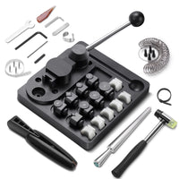 1 x RAW Customer Returns 30-piece ring bending machine ring making set for 12 14 16 18 20 22mm, earring ring bending machine pressing machine jewelry making with ring size measuring tool ring mandrel polishing rod rubber hammer - RRP €121.0