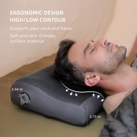 3 x RAW Customer Returns FLEXTAILGEAR Ultralight Camping Pillow Inflatable Pillow, Ergonomic Neck Pillow with Comfortable TPU Material for Travel, Hiking, Office, Beach - RRP €64.95