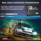 1 x RAW Customer Returns XIIXMASK Video Capture Card, Audio Video Capture Card, USB 3.0 Capture Card 4K HDMI Loop-Out, 1080P 60FPS 2K 30FPS Video Game Capture for Streaming, Works for PS5 Switch Camera PC OBS - RRP €34.99