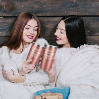 1 x RAW Customer Returns Livole Best Friend Gifts for Girls, Women, Sister, Sister Christmas Gifts, 20oz Mug with Saying - Not Sister By Blood But Sister By Heart - 600ml Coffee Mug to Go, Gift Box - RRP €19.15