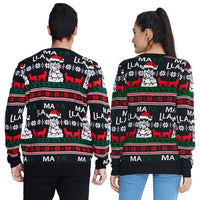 1 x RAW Customer Returns Freshhoodies Alpaca Christmas Jumper with Lighting Unisex Funny Knitted Pattern Ugly Jumper Autumn Winter Long Sleeves Christmas Knitted Jumper Christmas Sweater XL - RRP €39.31