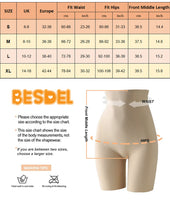 1 x RAW Customer Returns BESDEL High Waist Shaper Control Panties Shorts Thong Shapewear Slimming Modeling Sheath Underwear for Women Beige M - RRP €22.99