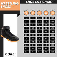 1 x RAW Customer Returns Core Wrestling Shoes - High Traction Combat Sports Shoes - Kids Wrestling Shoes, Wrestling Shoes, Wrestling Shoes, 33 EU - RRP €58.8