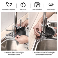 1 x RAW Customer Returns CYWVYNYT Kitchen Sink Storage Drainer, Sink Drainer, 3 Colors Send One Color Randomly - RRP €10.26