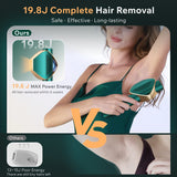 1 x RAW Customer Returns IPL Devices Hair Removal Laser 3 in 1 Function Efficient Laser Hair Removal 9 Energy Levels 999,900 Light Pulses Home Epilator for Men, Women, Face, Armpits, Legs and Body - RRP €80.66