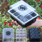 1 x RAW Customer Returns 10 pieces indoor greenhouse cultivation box, 120 cells mini greenhouse cultivation set, seedling starter trays, greenhouse plastic cultivation trays with lid ventilation for seedling plant - RRP €16.54