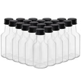 1 x RAW Customer Returns BELLE VOUS Small liquor bottles pack of 48 - 25ml - Reusable small bottles for filling made of plastic with black screw cap, liquid funnel for pouring and filling - RRP €22.16