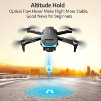 1 x RAW Customer Returns 101MAX Drone with 1080P HD Camera, WiFi Live Video FPV Remote Control Drones for Beginners and Children, Altitude Hold, Obstacle Avoidance, Headless Mode - RRP €66.99