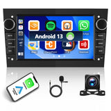 1 x RAW Customer Returns Android 13 Car Radio for Opel Astra Antara Vectra Corsa Vivaro, 2 Din 7 Touchscreen Radio with Wireless Carplay Android Auto, Bluetooth WiFi GPS-NAV and HiFi FM RDS SWC CANBUS AHD Rear View Camera - RRP €137.14