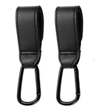 2 x Brand New Skyzone 2 Pack Stroller Hooks, Stroller Accessories, Diaper Bag Carabiner Fastening Hooks for Stroller, Shopping Bag, Handbag or Coin Purse Black  - RRP €40.8