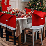 2 x Brand New NIXBYO Set of 6 Christmas Chair Covers for Dining Room Decoration - Christmas Chair Back Cover in Santa Claus Look for Restaurant, Festival and Party - RRP €40.8