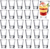 1 x RAW Customer Returns Tebery 30 pieces 6cl glass shot glasses, 2 oz tequila shot glasses set with heavy base, transparent, round cognac glasses, shot glasses set for tequila vodka - RRP €25.98