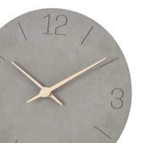 1 x RAW Customer Returns Warminn MDF Wooden Wall Clock No Ticking Noise Silent Modern 30cm Quartz Large Battery Operated Wall Clock Easy to Read for Room Home Kitchen Bedroom Office School Grey  - RRP €22.64