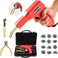 1 x RAW Customer Returns Plastic Welder, Soldering Gun Repair, Hot Stapler, 50W, Bumper Repair Kit, Car Plastic Repair Kit, Bumper Car Plastic Repair Kit - RRP €29.9