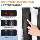 1 x RAW Customer Returns AISHALLY Heated Vest Men Women, Lightweight Electric Heating Vest 3 Temperature Heated Vest Dual Control Soft Heated Jacket WITHOUT BATTERY XXL - RRP €38.39