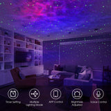 1 x RAW Customer Returns PANAMALAR Smart Starry Sky Projector, WiFi LED Projector Galaxy Starlight Children with Voice Control from Alexa Google Timer, Night Light Gift for Children Party Christmas SK20-White  - RRP €40.8